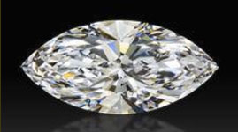 image of a marquise cut diamond