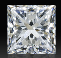 image of a princess cut diamond